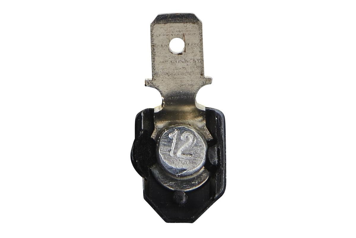 HELLA 3AL 007 425-791 Clacson, M28, 12V, 110dB(A), Gamma frequenze 400Hz, Tono elevato, colore alloggiamento/sede nero, Attacco piatto ad innesto