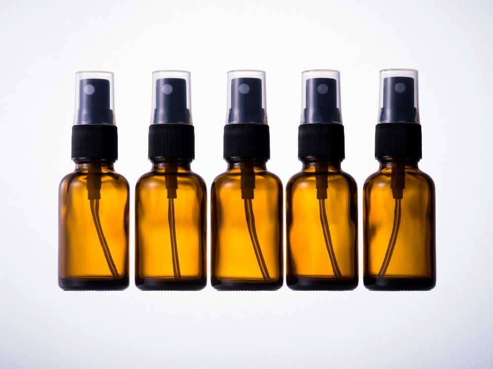 Amazon | ガラスビン.com 遮光瓶 30ml SYA-T30CC黒スプレー 5本 ガラス