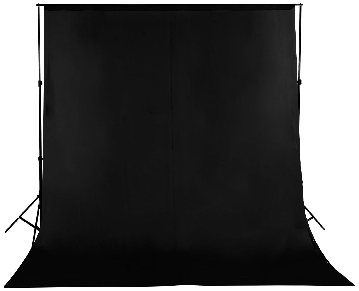 Amazon Basics Professional Black Screen Backdrop Cloth (8x12 ft) | Suitable for Photography, Photoshoot, Product Photography, Live Streaming, Zoom Meetings, VFX Editing | Pack of 1 (Black)-picture-29