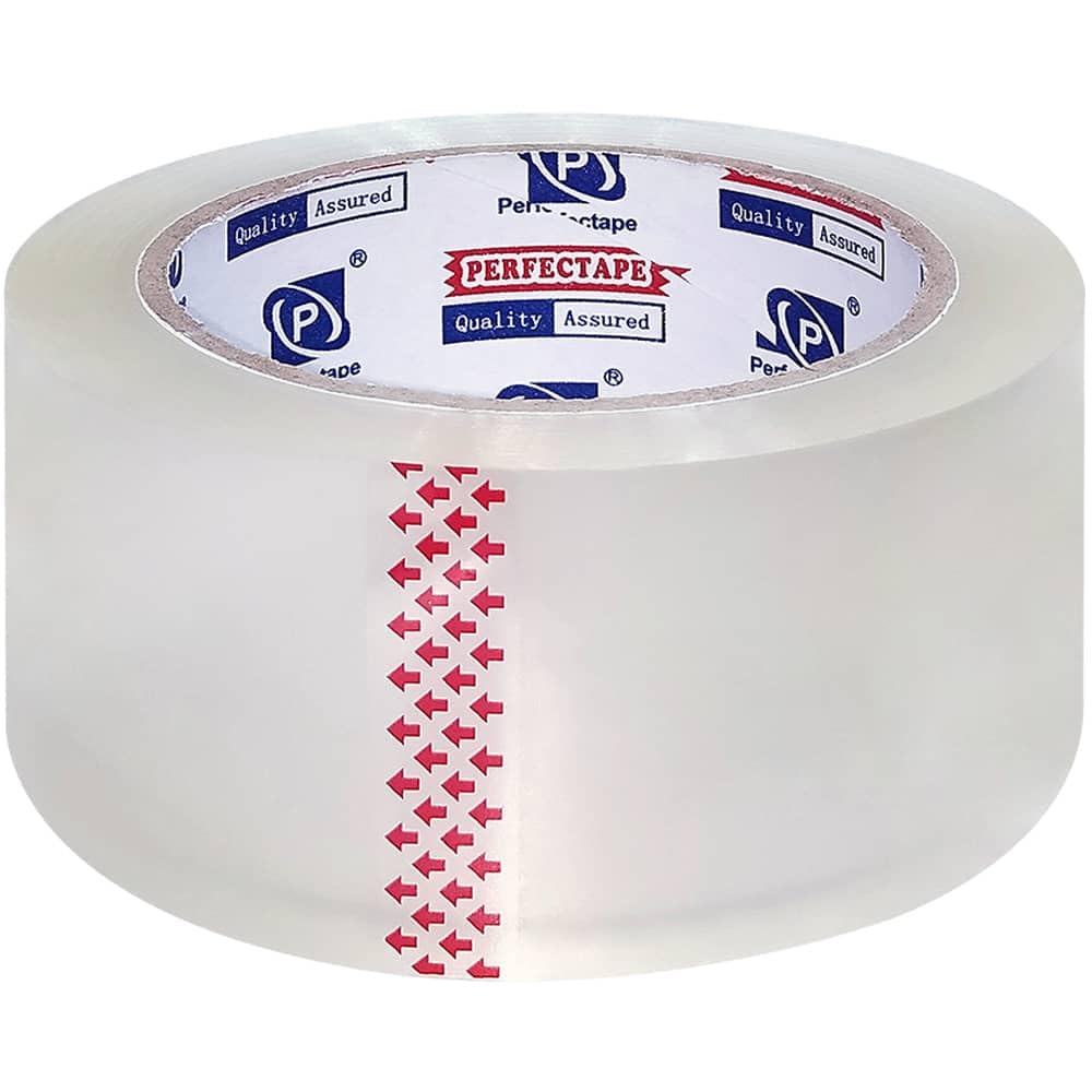 PERFECTAPE wytrzymała taśma pakująca, 24 rolki, łącznie 1440 lat, przezroczysta, 2,8 mm, 4,8 cm x 60 jardów, bardzo mocna, wkład do pakowania i wysyłki