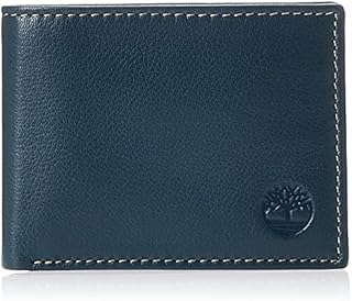 Timberland Men's Blix Slimfold Leather Wallet, Navy, One Size