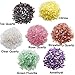 SZHTSWU 1.5lb Undrilled Assorted 5-7mm Crystal Chips Stone Mini Tumbled Chips Stone Natural Irregular Shaped Polished Rocks for Flowerpot,Vases Filler,Terrarium,Succulent Plants