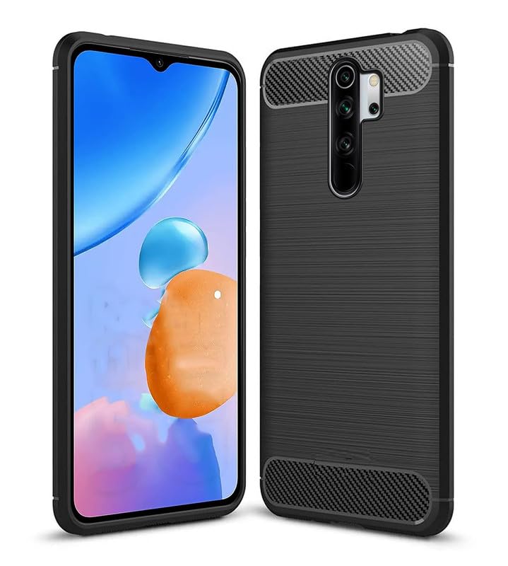 Image of Basic Case for Mi Redmi Note 8 Pro (Carbon Fibre Black)