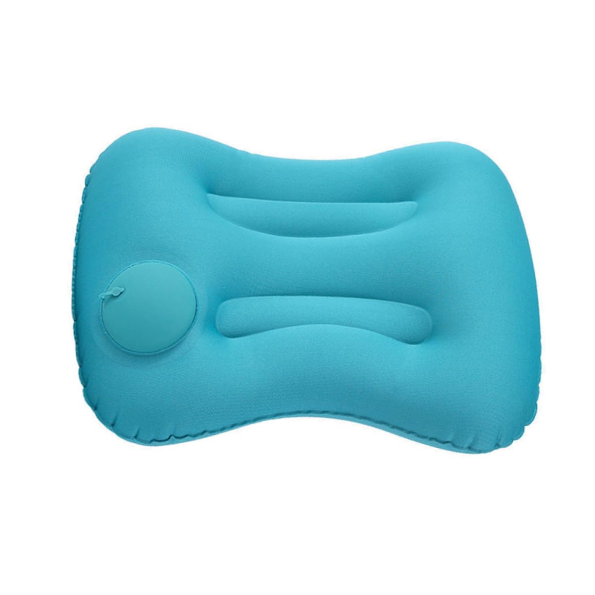 BESPORTBLE Inflatable Travel Pillow for Comfortable Support Ergonomic Design for Office and Camping Quick Inflation Noon Break Pillow for Car and Airplane Use Peacock