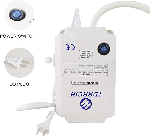 Miniatura 4 de Bomba de agua potable ajustable de velocidad de 110 V, 30 W, 5 galones, 60 PSI, velocidad 2950 flujo, 2 L, enchufe americano, grado alimenticio,