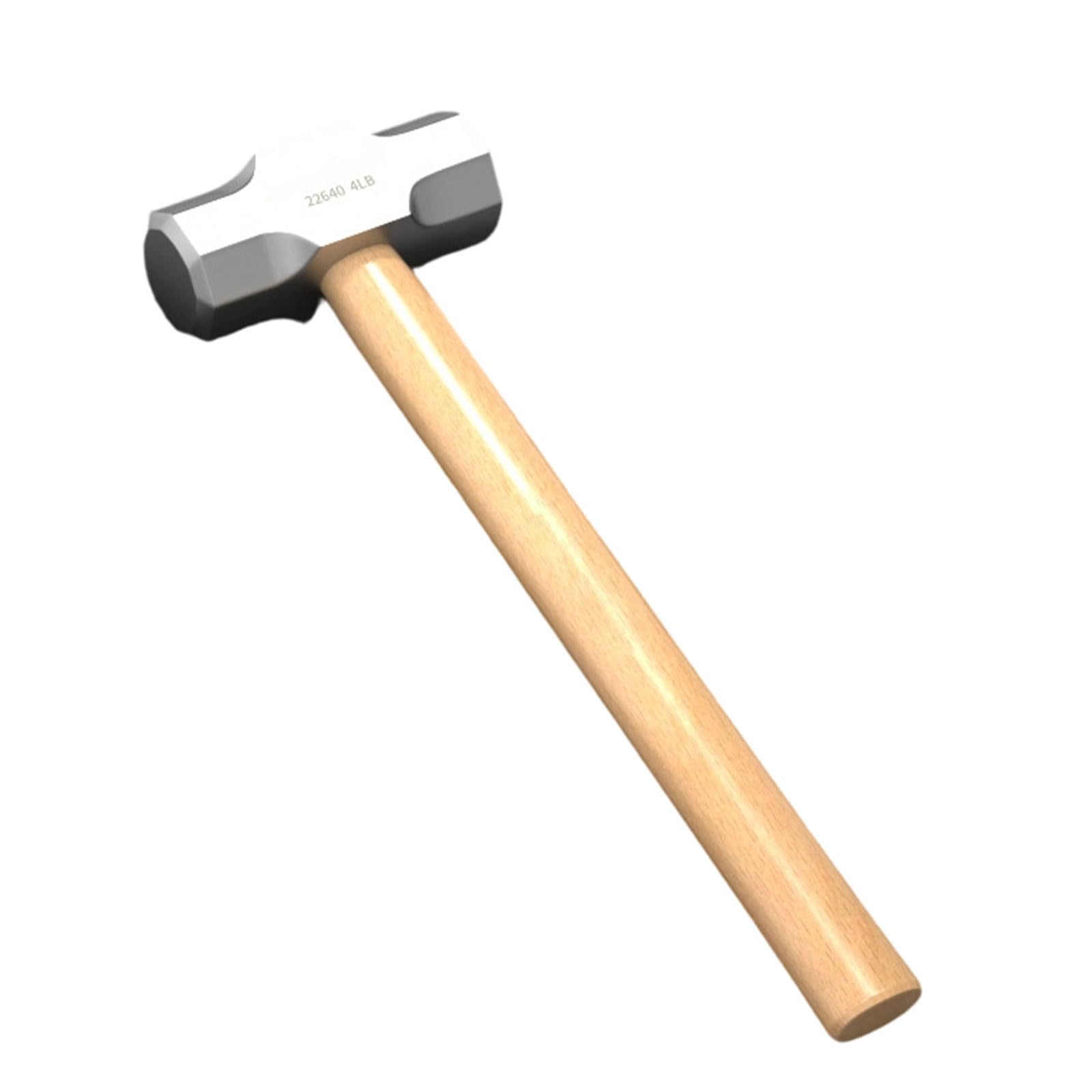 2LB 3LB 4LB Heavy Duty Blacksmiths Hammer with Nonslip Grip Ideal for Demolition Stone Work Home Renovations Projects Demolition Tool