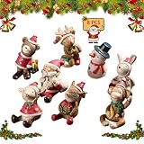 Regalos de Navidad: un divertido kit de casa de muñecas en miniatura para que los niños creen un jardín de hadas y una casa de muñecas, bueno para poner en casa, como dormitorio, sala de estar, comedor, incluso en cualquier lugar como decoración. Es un buen regalo para sus hijos, familiares, amigos y colegas.