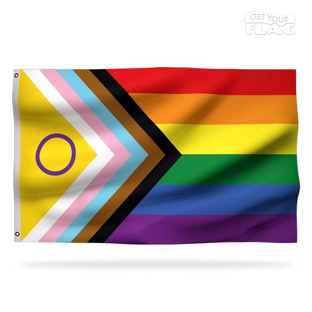Premium LGBTQIA+ Flag 150x90cm - Very Resistant and Excellent Quality Pride Flag with 2 metal eyelets - Perfect for Gay Pride