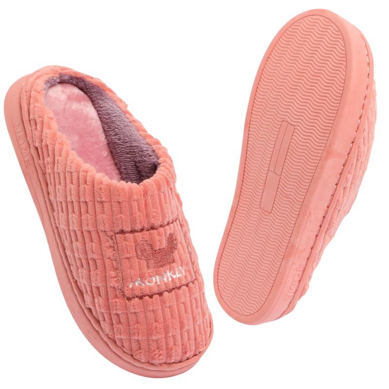 Women Winter Slippers Soft Woolen Fluffy Velvet Fur Casual Flats Home Indoor Slides Footwear Sliders Men Flip Flops for Bedroom Sandal-image-49
