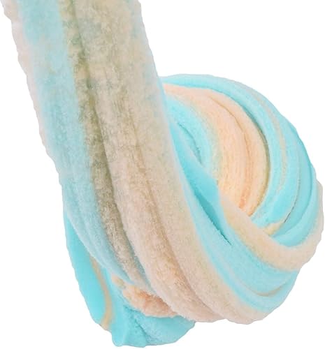 Miniatura 5 de Paquete de 2 slimes de algodón de hoja de menta, melocotón y nube, supersuaves y antiadherentes, para niños y niñas