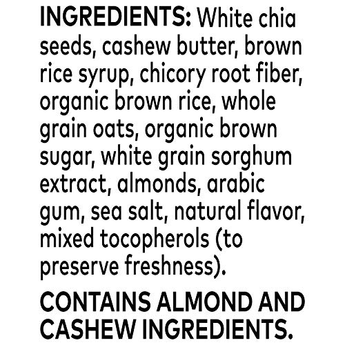 Health Warrior Chia Bars, Caramel Sea Salt, Gluten Free, Vegan, 25g Bars, 15 Count - Thumbnail 2