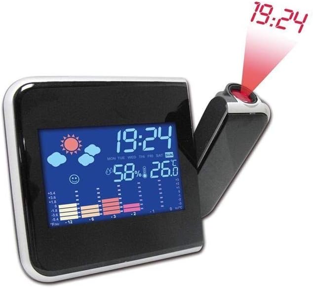 Clock Radio Weather Station Projection Clock Indoor temperature and