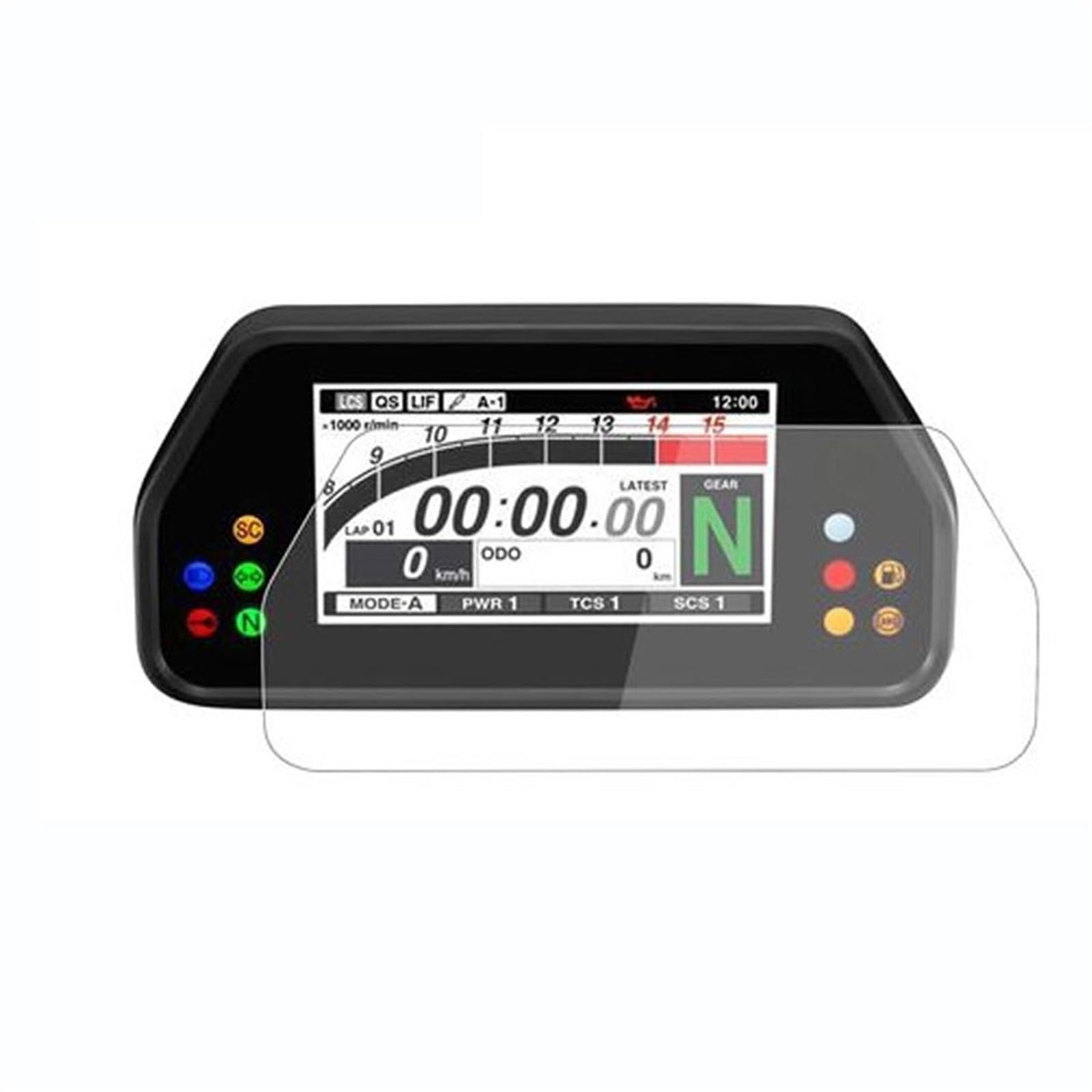 Film protection tableau de bord haute transparence moto Tracer 900