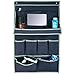 Produktbild Siehe Beschreibung Kosmetik-Organizer Capri mit Ablage Föcher und Spiegel blau/grau 42x68 cm - Hönge Organizer Schrank Toilettentasche Camping Bad