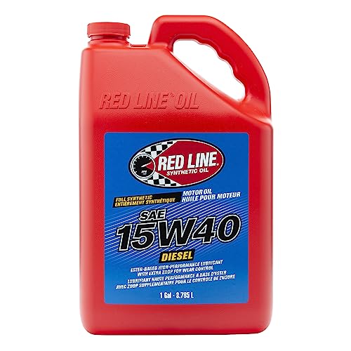 Aceite motor sintético 15W40 Red Line 1 galón miniatura 1