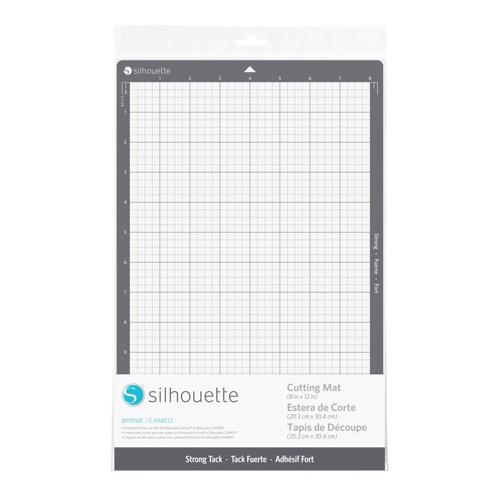 SilhouetteAmerica Cutting Mat for Silhouette Portrait (Approx. 20.32 x 30.48 cm) Strong Adhesive
