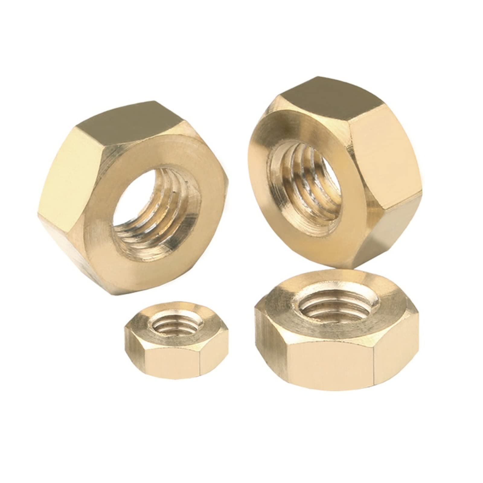 Dischi 28 Mm Set Di 100 Dadi Esagonali In Acciaio Inox 316 - 1/4 - Foto 2