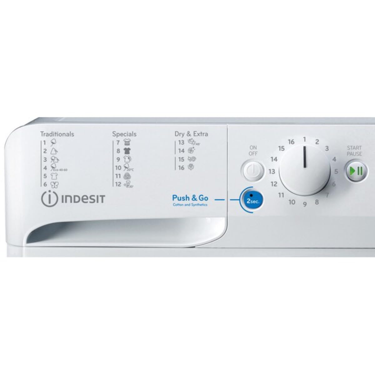 Indesit Lavadora y Secadora 10Kg 1400 RPM BDE107436WSVS