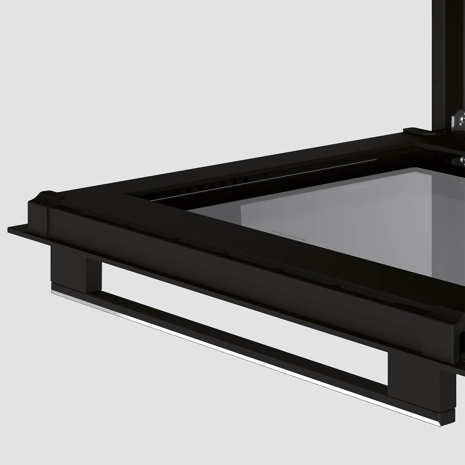Oranier Einbau-Backofen 60 cm mit 9 Funktionen, versenkbaren Knebeln, 3D Heißluft, Ober-/Unterhitze, Umluft-Grill, Auftaufunktion, Timer, Vollglas-Innentür & CLEAN UP-Emaillierung