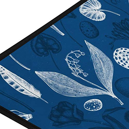 Tapete de cocina acolchado antifatiga e impermeable con decorado de primavera 6