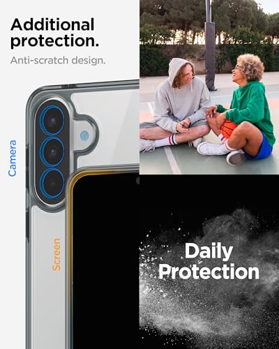 Image of Spigen Ultra Hybrid Case for Samsung Galaxy A57 5G, Space Crystal | Shockproof, Transparent, Slim Fit, Thermoplastic Polyurethane, Poly Carbonate, Glossy