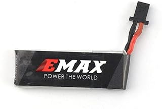 EMAX Nanohawk FPV Drone Battery 350mah 1s LiPo GNB27 with New Connector Quad Battery (2 Pack)