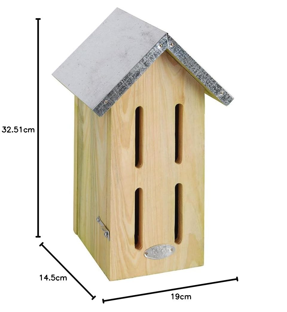 Dehner Schmetterlingskasten, ca. 32.5 x 19 x 14.5 cm, aus FSC® - zertifiziertem Kiefernholz
