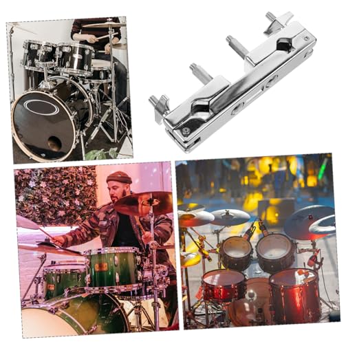 Clamp para platillo de batería SHOWERORO de aleación de zinc, soporte para kit de batería y percusión miniatura 3