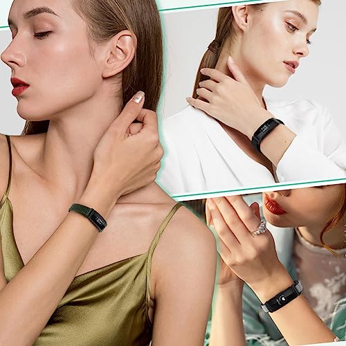 Image of Nylon Bands Compatible for Fitbit Inspire 3 /Inspire 2 /Inspire /Inspire HR /Ace 3 /Ace 2 Bands, Breathable Sport Replacement Straps Soft Adjustable Solo Loop Nylon Wristband for Women Men Kids