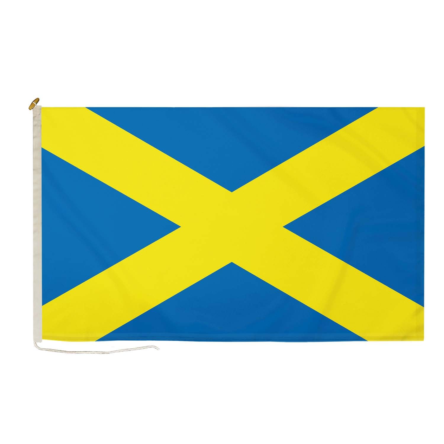 DuraFlag St Albans City Flag 5ft x 3ft Rope & Toggle Premium Quality Marine Grade Polyester Outdoor Flag with Reinforced Stitching Weatherproof Fade Resistant Civic City Display Flag 150cm x 90cm