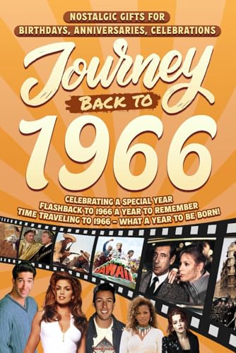 Journey Back To 1966: Nostalgic Gifts For Birthdays, Anniversaries, Celebrations: Back In Time Keepsake 1966 History Book for Mom, Dad, Grandparents, Friends, and More