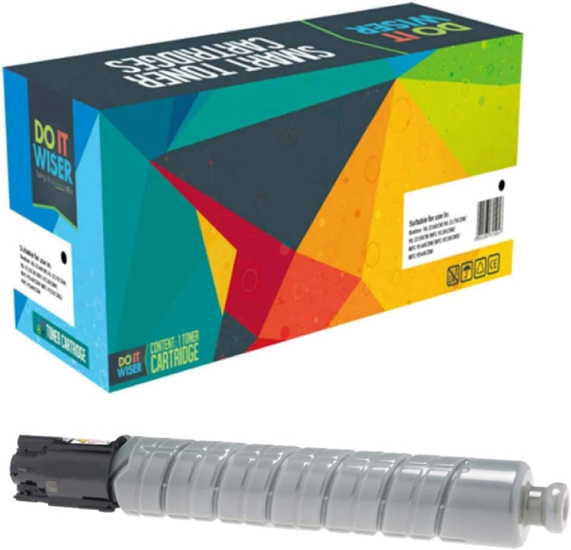Do it wiserCompatible Printer Toner Cartridge Replacement for Ricoh 842091 for use in Ricoh MP C307 MP C306 MP C406 MP C407 (Black - High Yield)