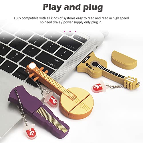 Clé USB 32Go lot de 5 clé flash drive en silicone forme machine à coudre colorée