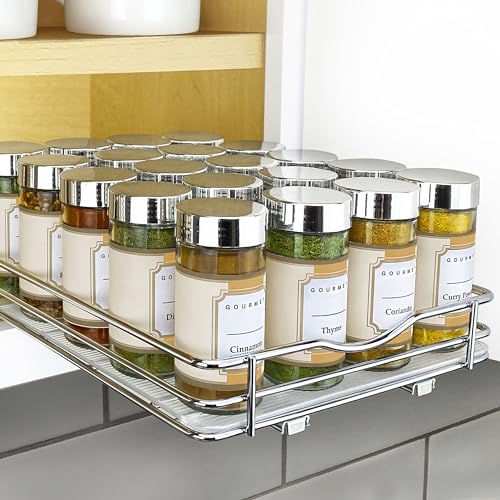 LYNK PROFESSIONAL® Pull Out Spice Organization for Cabinets - 8-3/8 inch Wide…