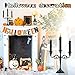 Viscacha 3 Candle Metal Candelabra Candlesticks Holder for Formal Events, Wedding, Church, Holiday Décor, Halloween Taper Candle Holder Stand Centerpiece Elegant Decoration Piece for Table, Black