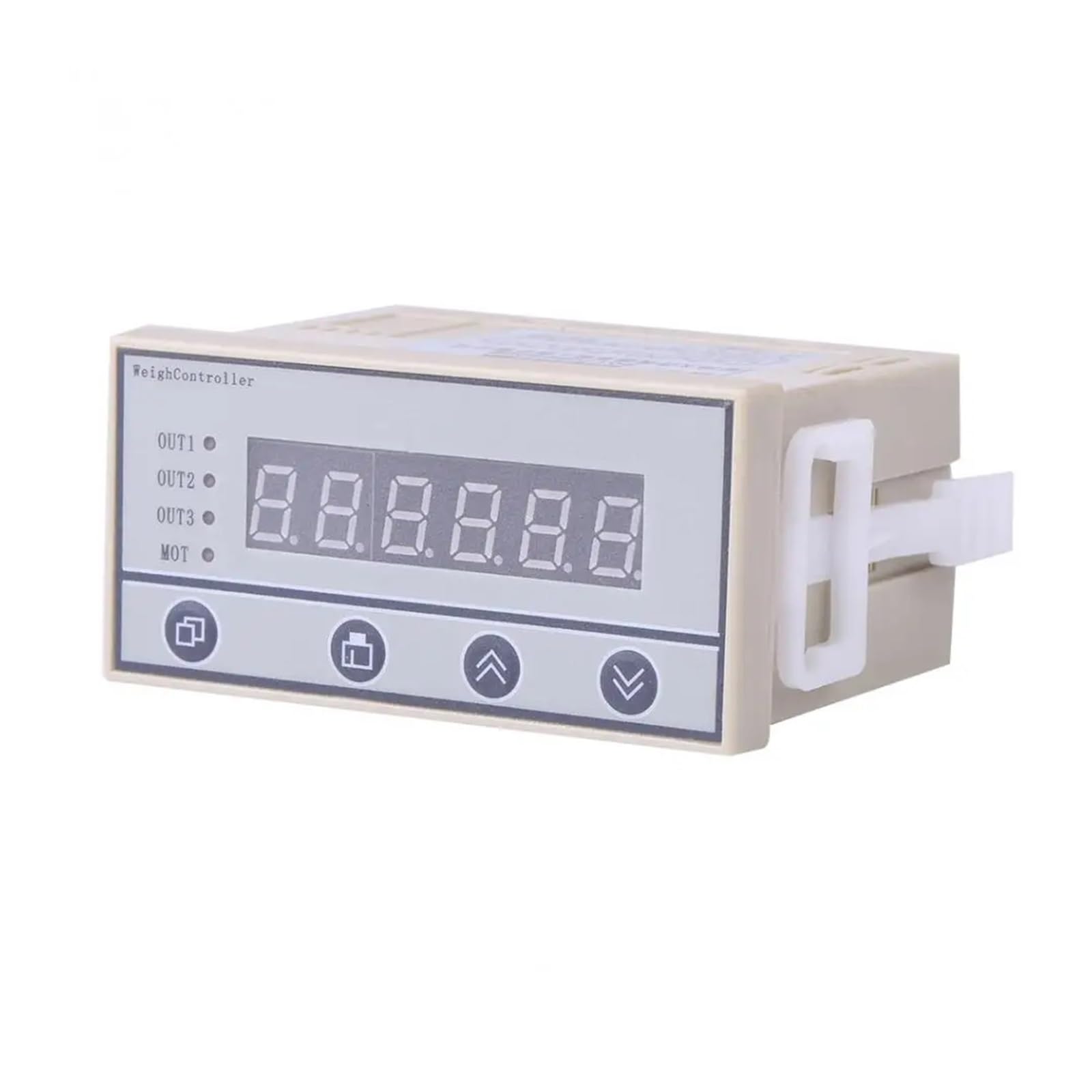 220V Load Cell Indicator Weight Sensor, 220V High Accuracy Weighing Controller Weight Indicator 6-Digit LED Display 2-pin