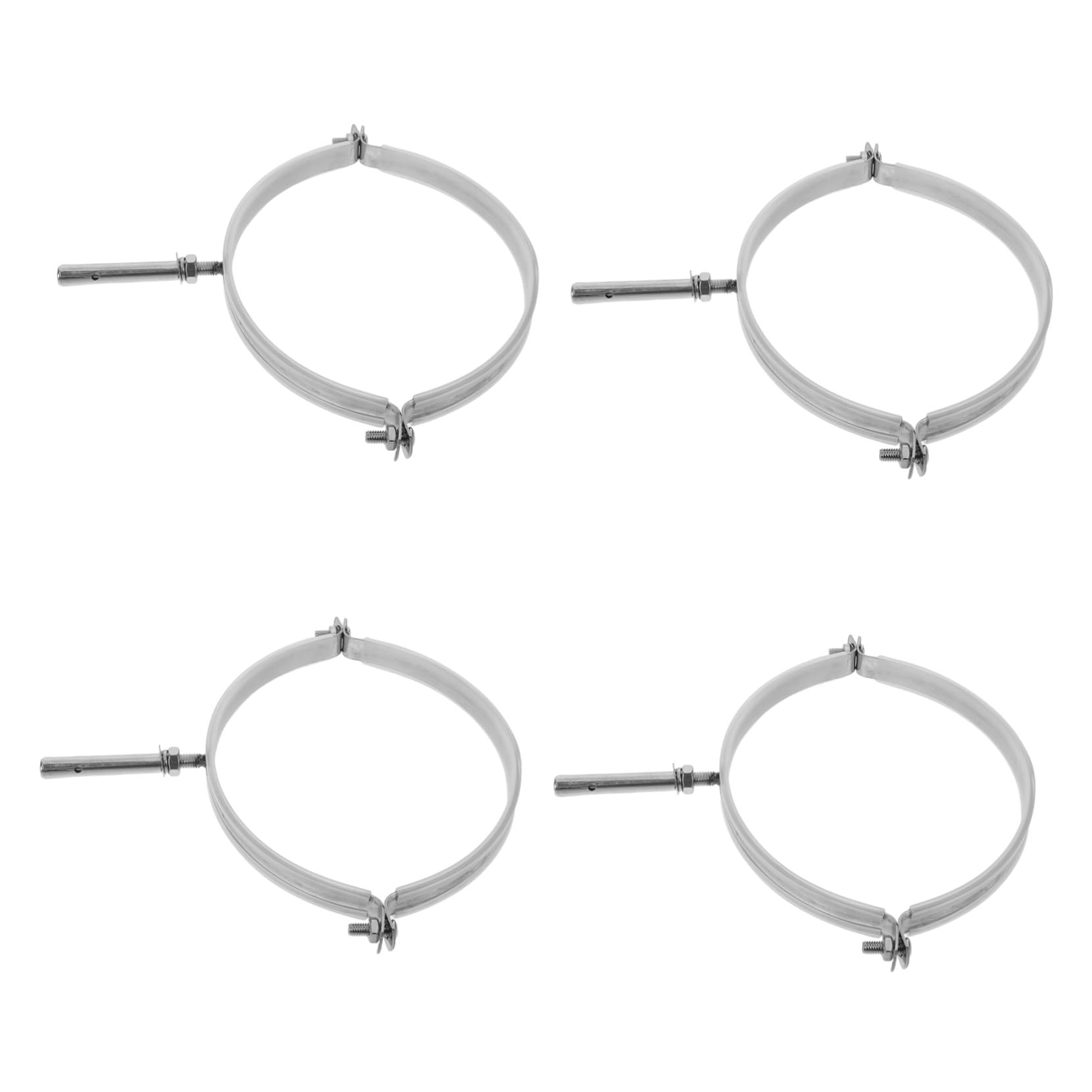Support de tuyau de cheminée Housoutil contre les vibrations du conduit en acier inoxydable 4x