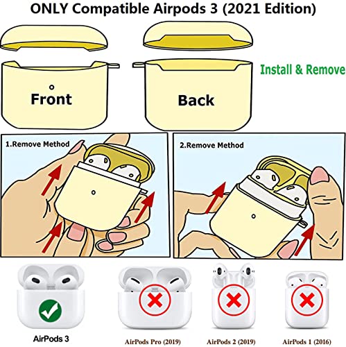 Airpods 3Rd Generation Case Black Girl, Cute African American Girl Case For Airpod 3 Case Cover Protective Hard Black Afro Women Cover With Keychain For Apple Airpods 3Rd Gen Case- Black Queen #TOP1