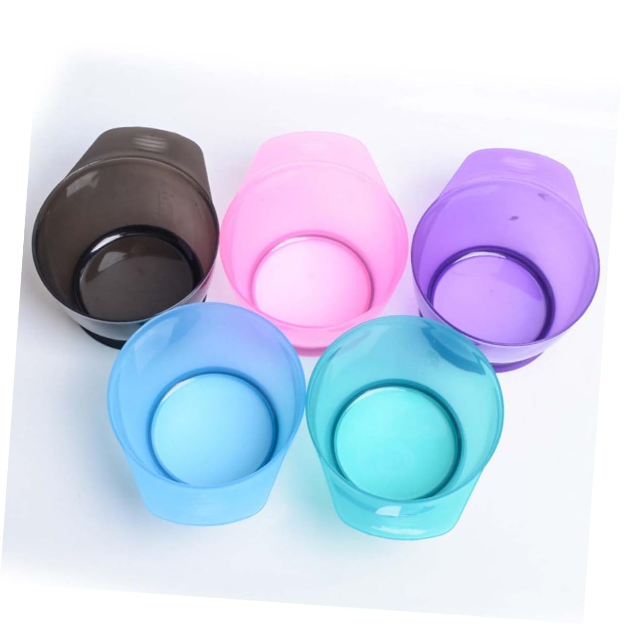 Baluue 6piezas Kit De Coloración Para Cabello Incluye Tazón y Pincel De Aplicación Herramientas De Capilar Accesorios Reutilizables Para Tinte Salones Profesionales