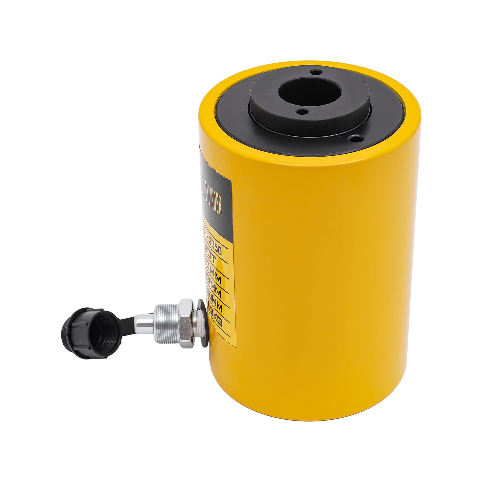 WaShaRoom,RCH-3050,Hydraulic Cylinder Jack,Hydraulic Jack,Yellow Hydraulic Jack,Inrial Lifting Jack for Shipping Building Construction,66139lbs,4.72 * 7.09inch,Cylinder,for Steel, Bridge,Machinery