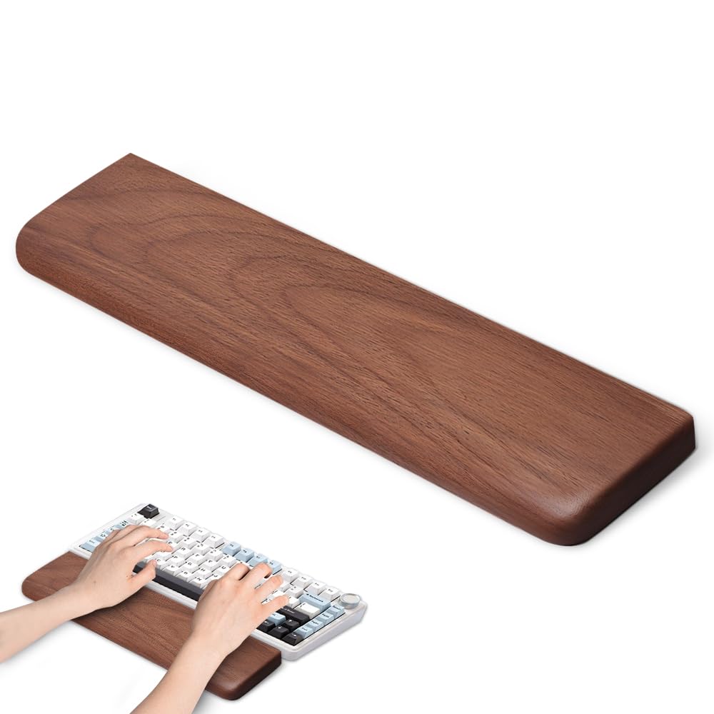 Amazon.co.jp：リストレスト 木製 ウッドパームレスト 30cm 天然木 腕