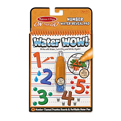 Melissa & Doug On the Go Water Wow! Reusable Water-Reveal Activity Pad