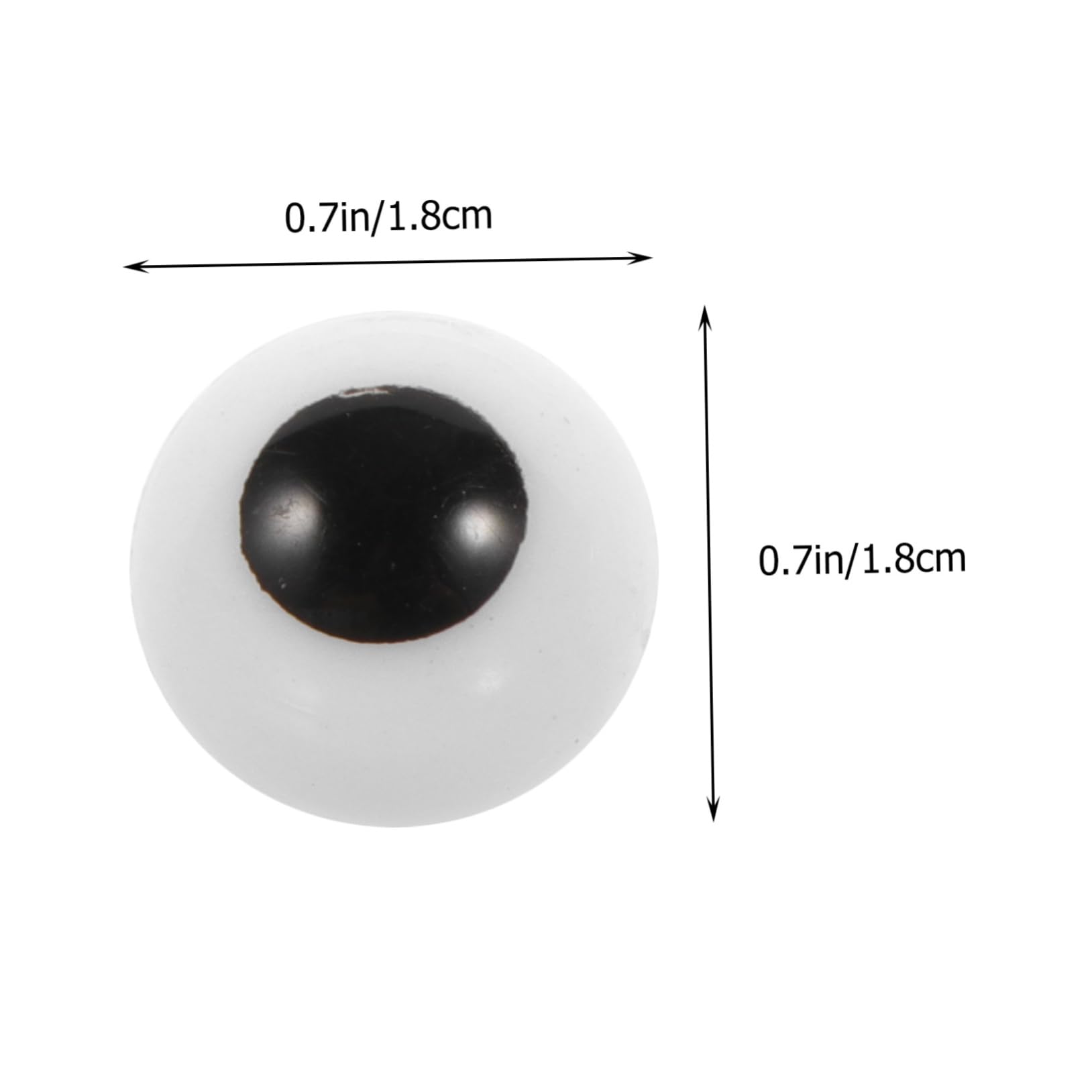 Gadpiparty Eyes and Nose Set Luminous Giant Wiggle Eyes for Halloween Craft Projects
