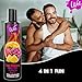 Wet Fun Flavors Passion Punch 4 in 1 Warming Flavored Tasty Lube 3 Fl Oz, Premium Personal Lubricant, Men, Women and Couples, Ideal for Foreplay & Massage, Paraben Free, Gluten, Stain, & Sugar Free