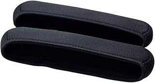 Toyvian 1 par de fundas para reposabrazos de silla de oficina, color negro, talla L