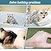 Catcan Cat Bathing Bag, Breathable Mesh Anti Scratch Adjustable Cat Grooming Bag for Nail Trimming, Bathing Polyester Soft Cat Washing Bag