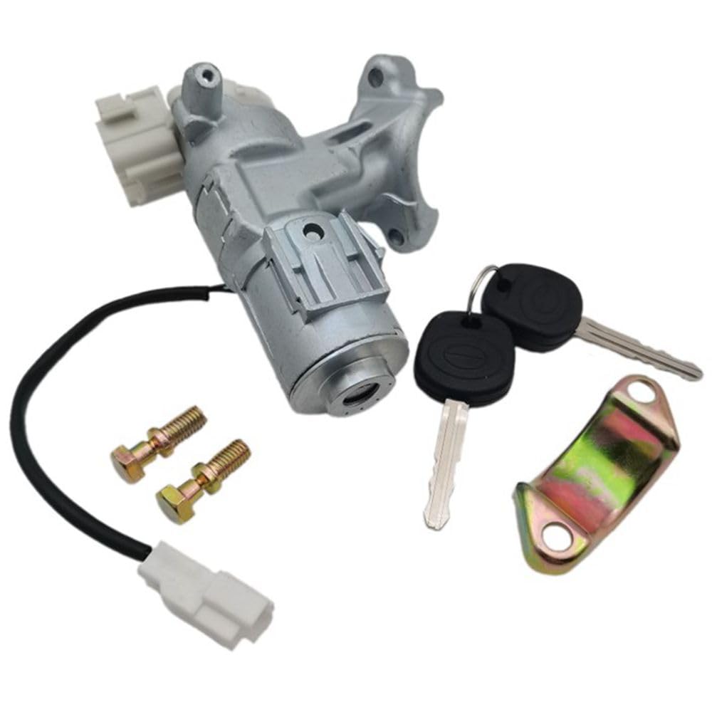 45020-02-3 45020023 Ignition Lock Cylinder Assembly Switch 2 Key Compatible with Toyota Corolla Matrix 2003 2004 2005 2006 2007 2008, Inner Car Ignition Switch Door Lock 25-496