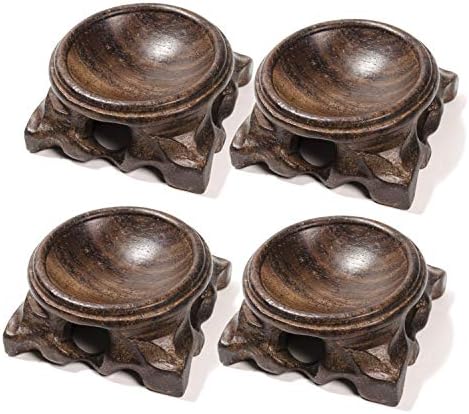 Wood Display Stand Base For Crystal Ball Sphere Ho... – Grandado - Foto 4