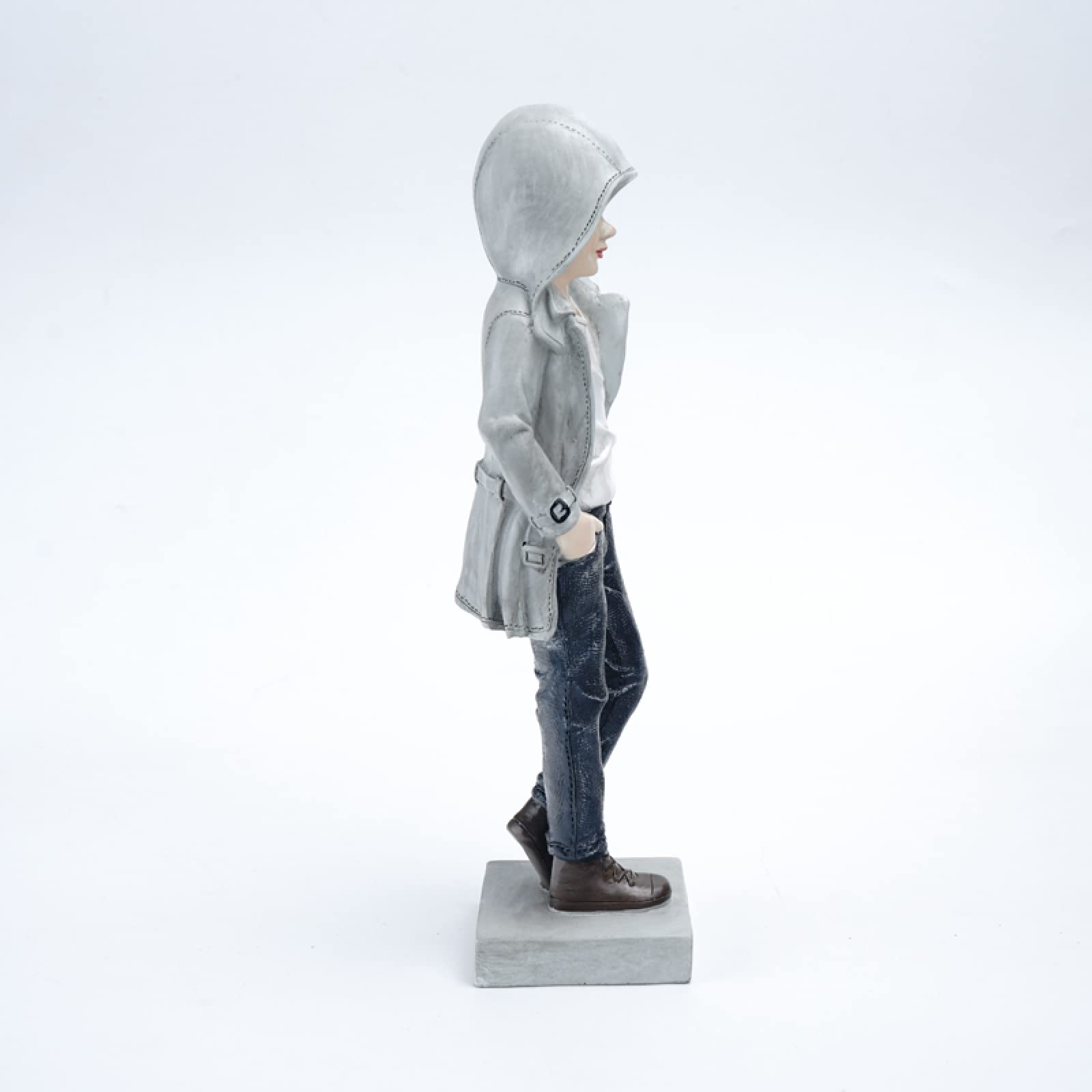 Adornos Estatua De Resina Street Cool Boy Escultura Figuras Niño