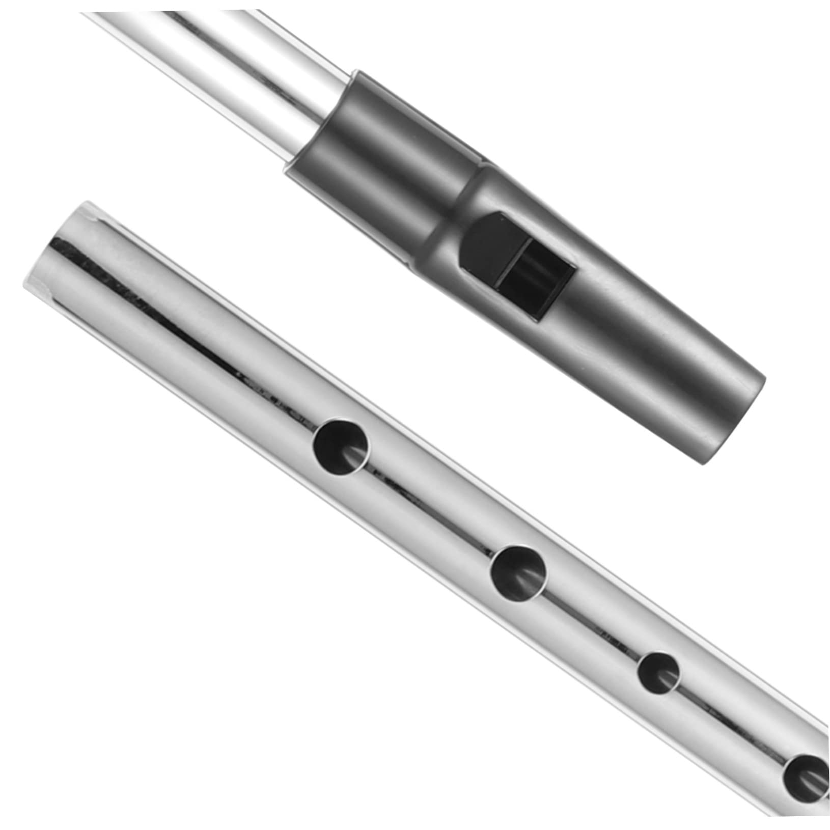 ifundom 3pezzi Flauto Irlandese in Metallo in Chiave Di Do Strumento Musicale Portatile Per Principianti e Intermedi Facile Da Suonare Ottima Qualità Del Suono Per Giocattolo Musicale Per